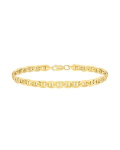 Men's Solid Mariner Chain Bracelet (5-5/8mm) in 10k Gold