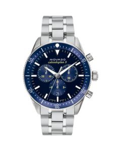 Men's Heritage Silver-Tone Stainless Steel Bracelet Watch 42mm