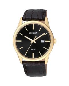 Men's Quartz Brown Leather Strap Watch 39mm BI5002-06E